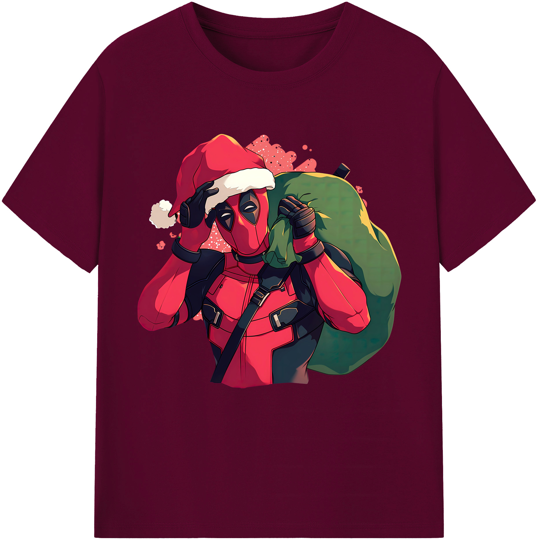 （画像用） Deadpool デッドプール レディースカジュアルプリントTシャツ（綿100％）